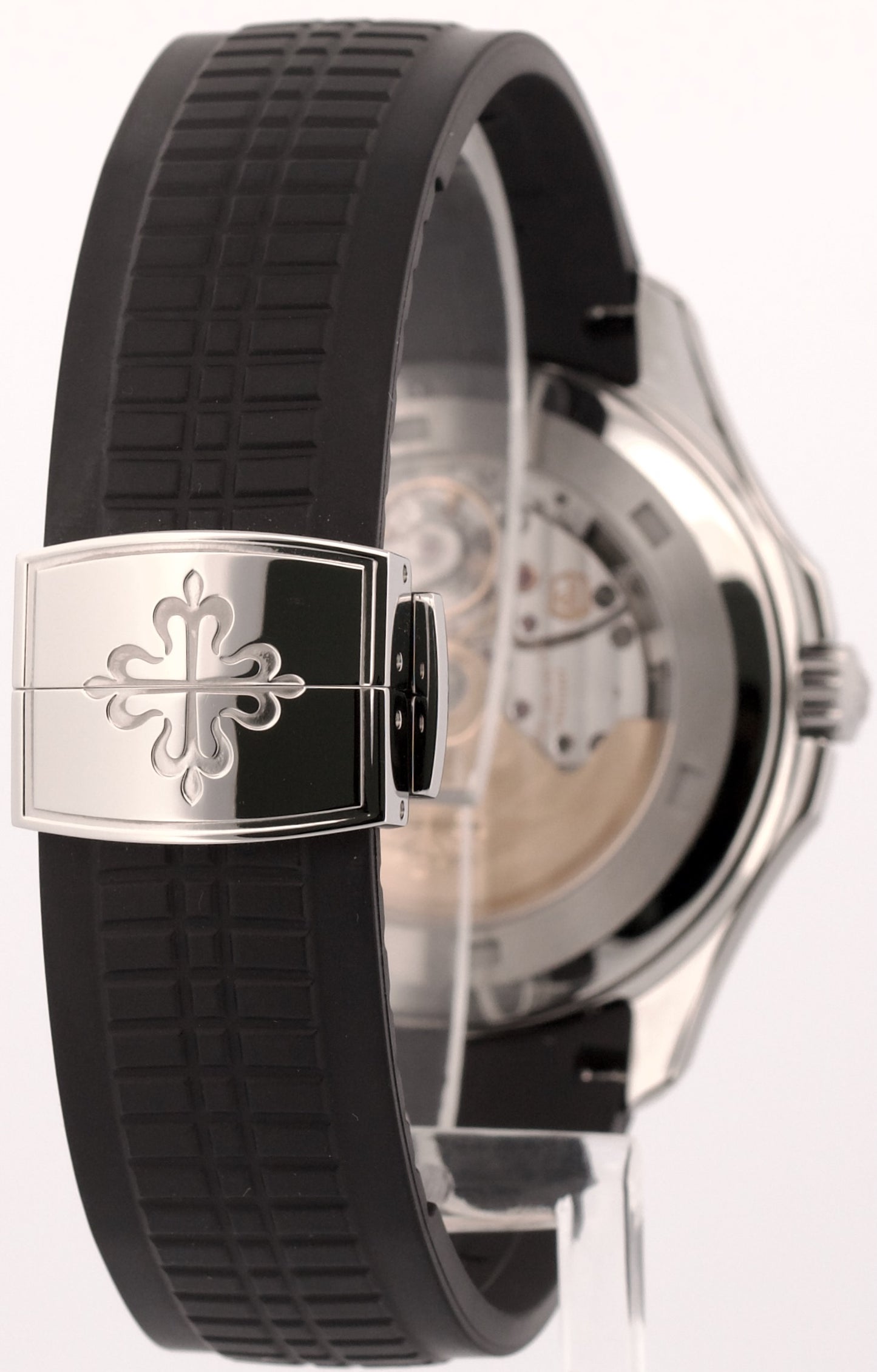 2014 PAPERS Patek Philippe Aquanaut 40.8mm BLACK Stainless Rubber 5167A-001 BOX