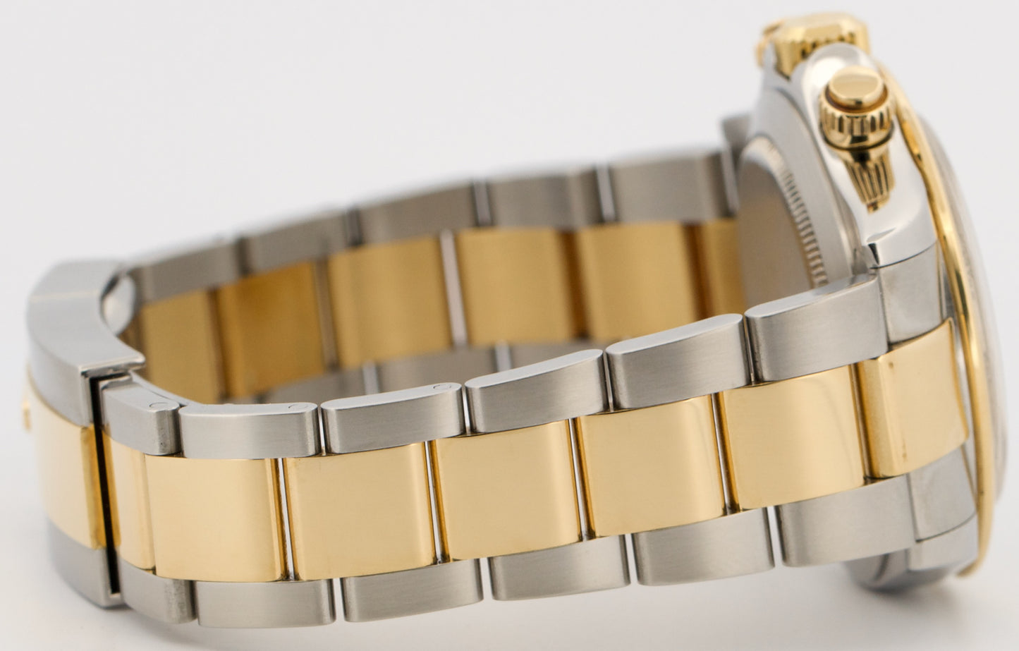 PAPERS Rolex Daytona Cosmograph BLACK 18K Yellow Gold Steel REHAUT 116523 BOX