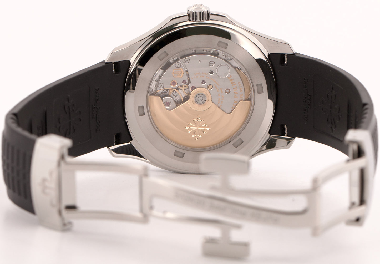 2014 PAPERS Patek Philippe Aquanaut 40.8mm BLACK Stainless Rubber 5167A-001 BOX