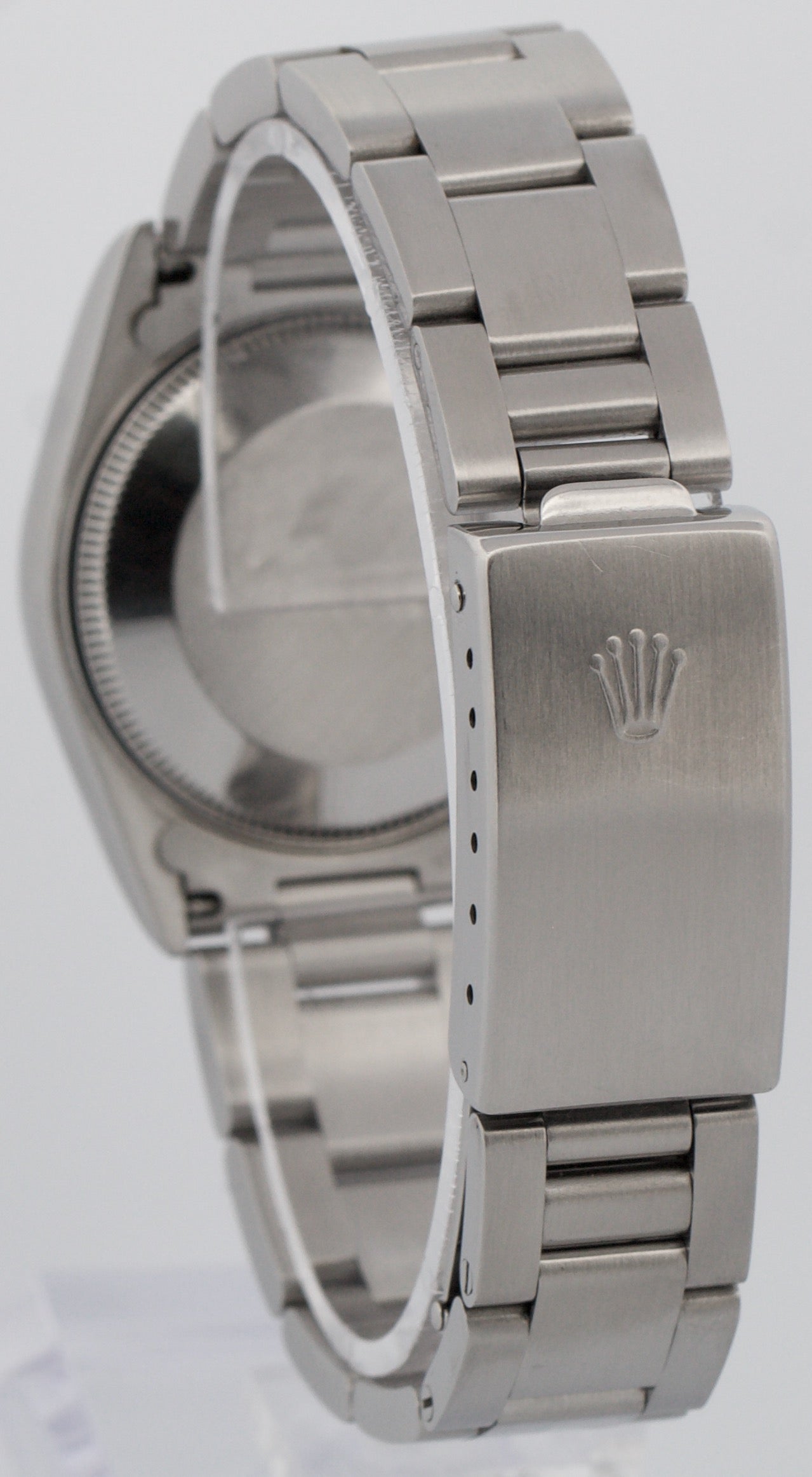 UNPOLISHED PAPERS Ladies Rolex DateJust SALMON ROMAN 31mm Steel Oyster 78240 BOX