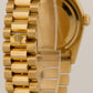 TOP CONDITION PAPERS Rolex Day-Date President CHAMPAGNE 18K Gold 36mm 18038 BOX