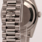 2024 RSC PAPERS Rolex Day-Date President 36mm BLACK DIAMOND 18K Gold 118239 BOX