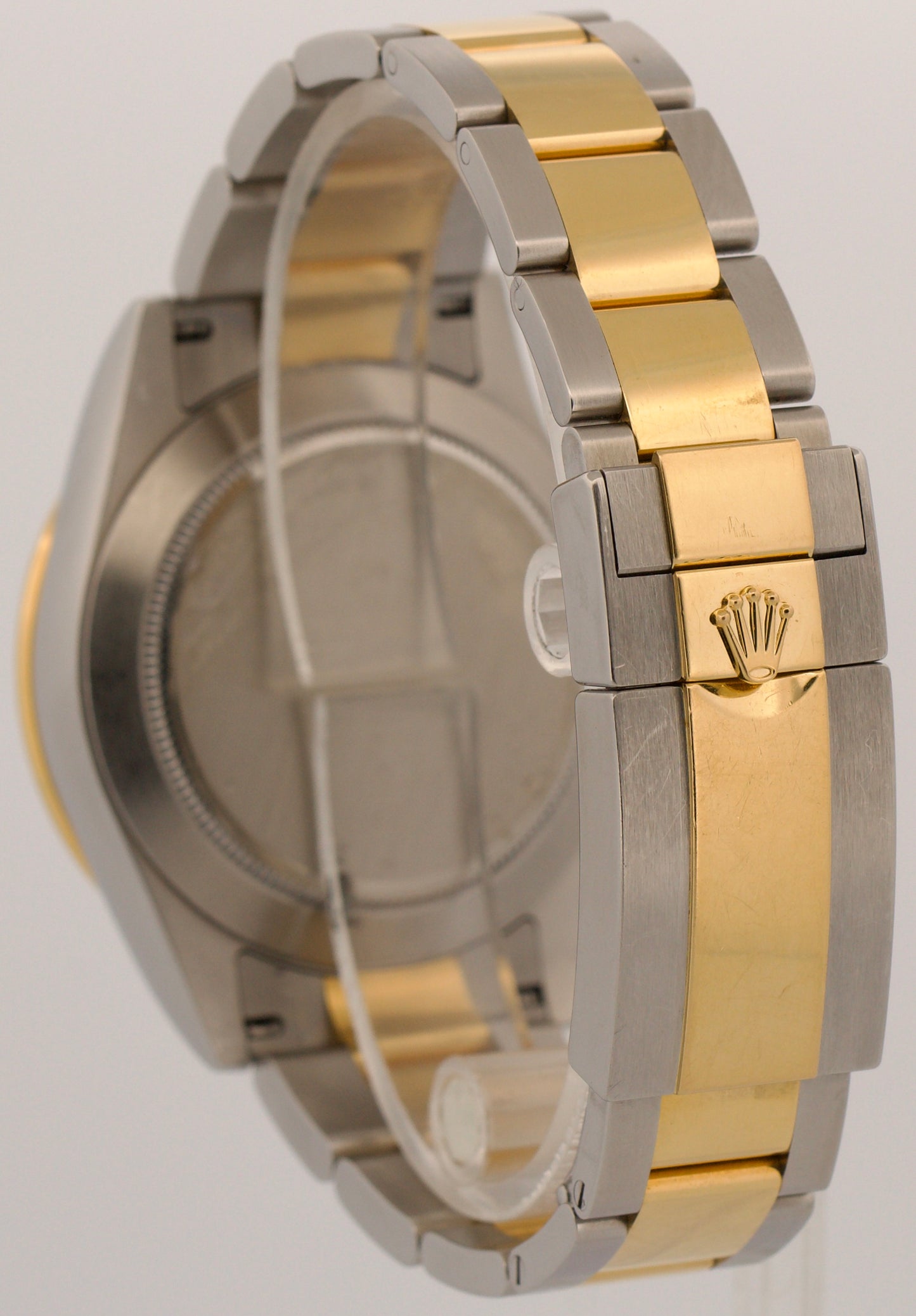 2014 UNPOLISHED PAPERS Rolex Daytona GRAY 18K Gold Steel REHAUT 116523 BOX