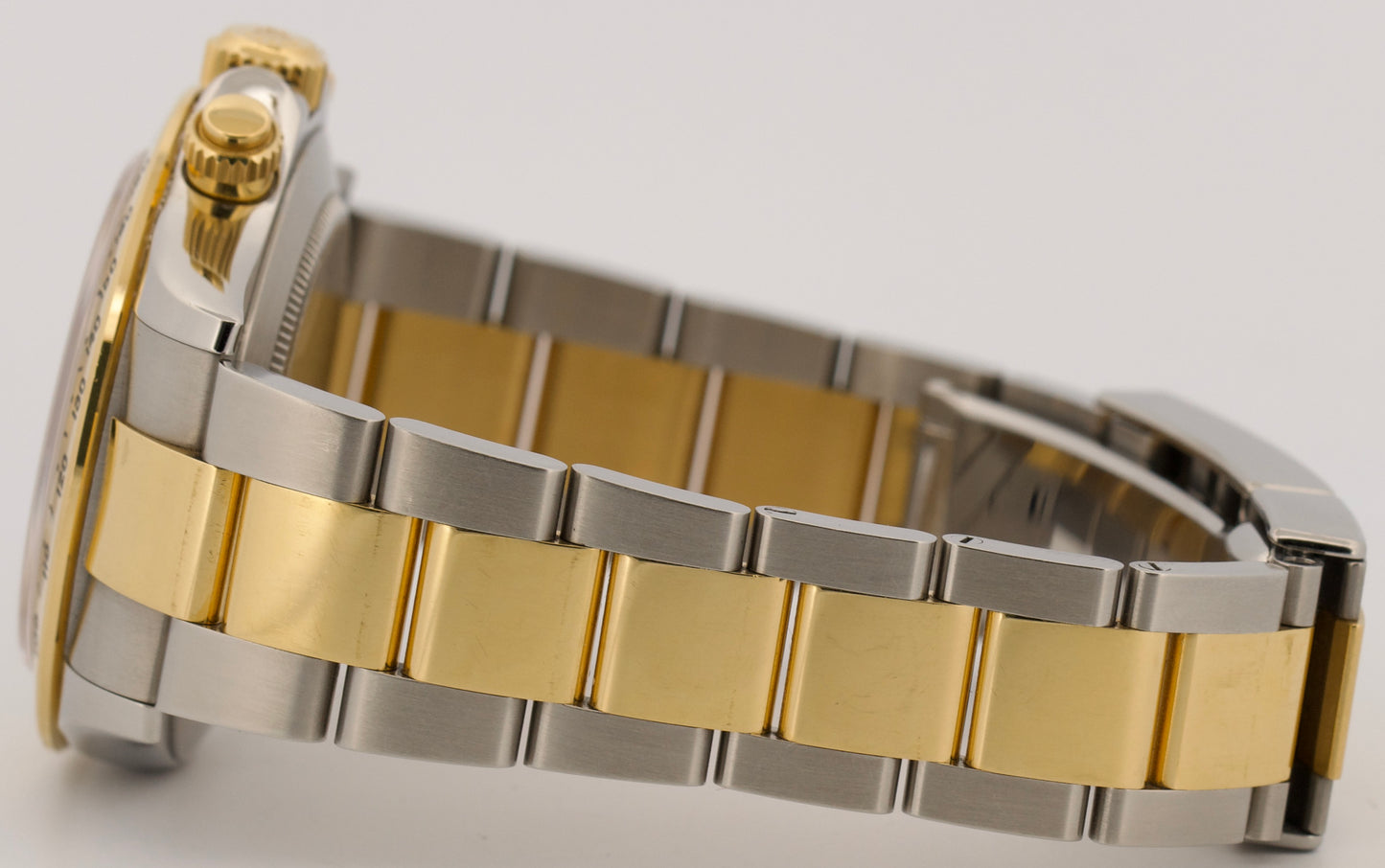 2014 UNPOLISHED PAPERS Rolex Daytona GRAY 18K Gold Steel REHAUT 116523 BOX