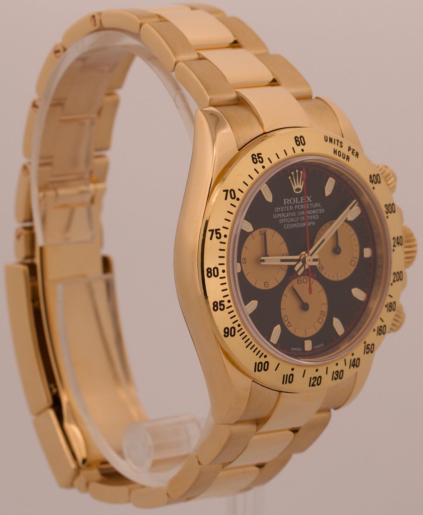 2015 PAPERS Rolex Daytona Cosmograph NEWMAN 18K Yellow Gold 40mm 116528 BOX