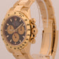 2015 PAPERS Rolex Daytona Cosmograph NEWMAN 18K Yellow Gold 40mm 116528 BOX