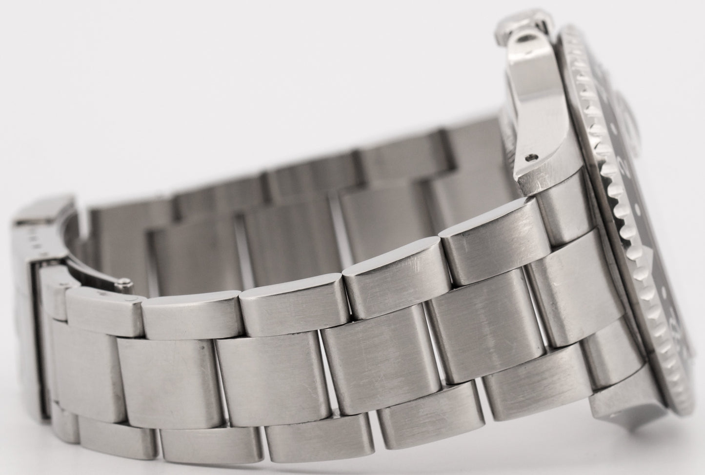 Rolex GMT-Master II 40mm COKE Red Black Stainless Steel OYSTER Date 16710 Watch