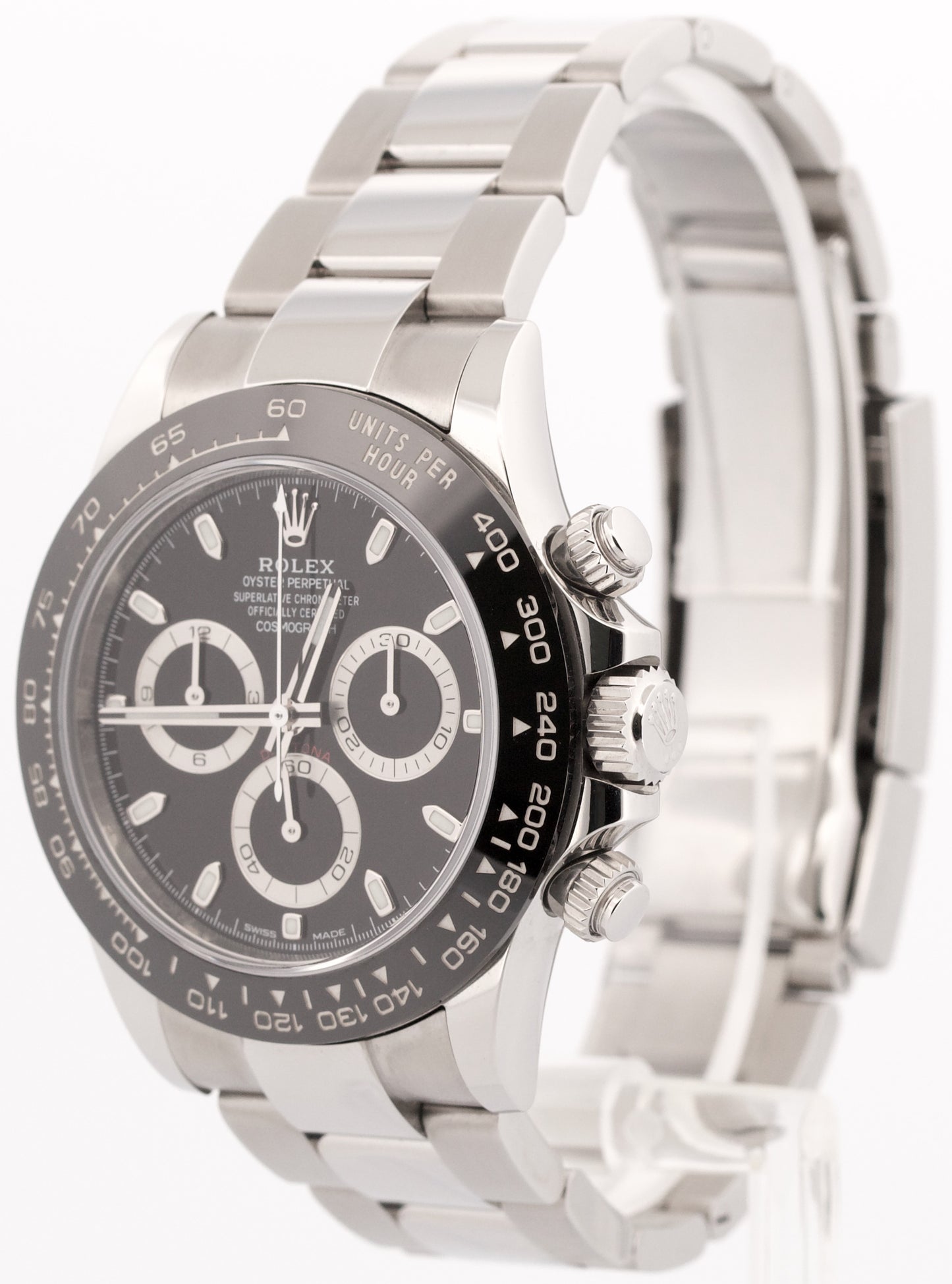 2022 PAPERS Rolex Daytona Cosmograph BLACK Ceramic Stainless 40mm 116500 LN BOX