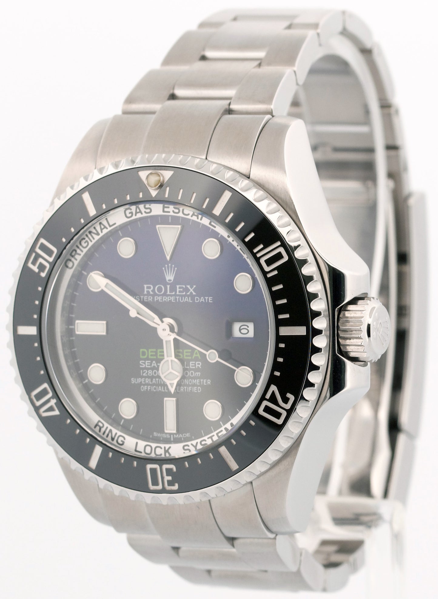 Rolex Sea-Dweller Deepsea JAMES CAMERON Black Blue Steel 116660 44mm Dive Watch
