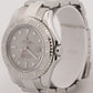 Rolex Yacht-Master Mid-Size PLATINUM Stainless Steel 35mm 168622 Date Watch