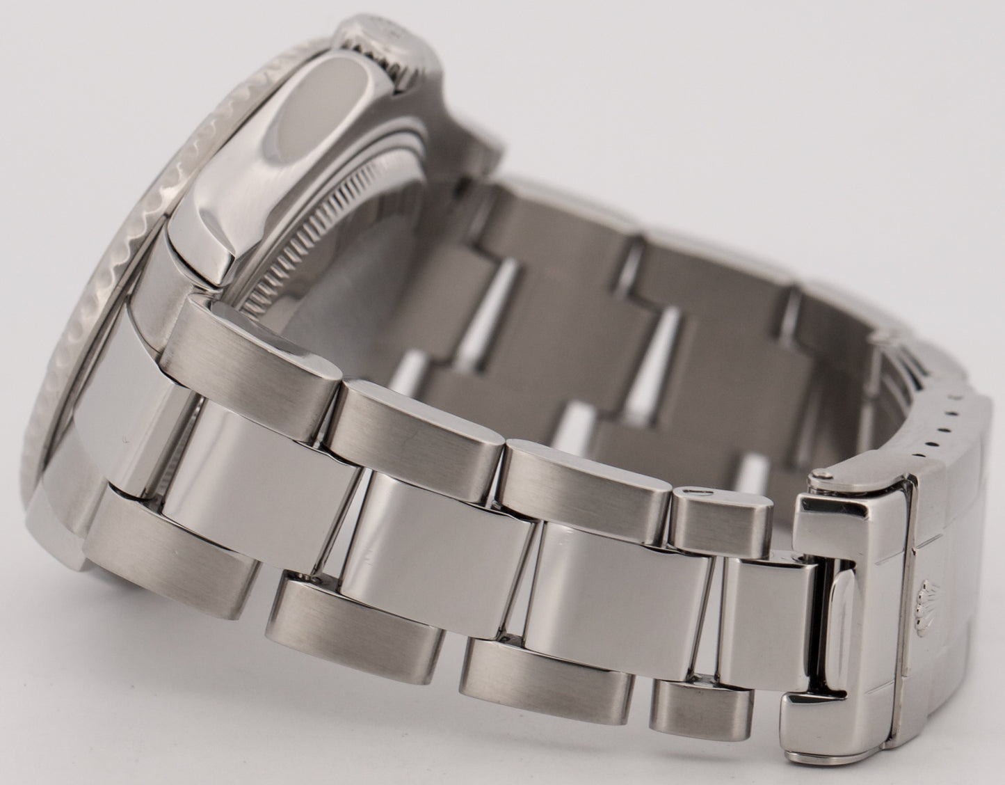 Rolex Yacht-Master Mid-Size PLATINUM Stainless Steel 35mm 168622 Date Watch