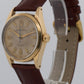 Vintage Rolex Oyster Perpetual 6334 Golden Egg Patina Gold Bubbleback 34mm Watch
