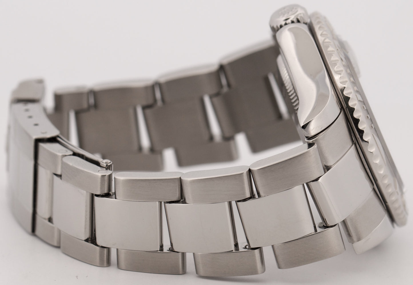 Rolex Yacht-Master Mid-Size PLATINUM Stainless Steel 35mm 168622 Date Watch