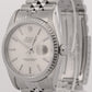 2018 RSC Rolex DateJust 36mm SILVER Stainless Steel JUBILEE Automatic 16220
