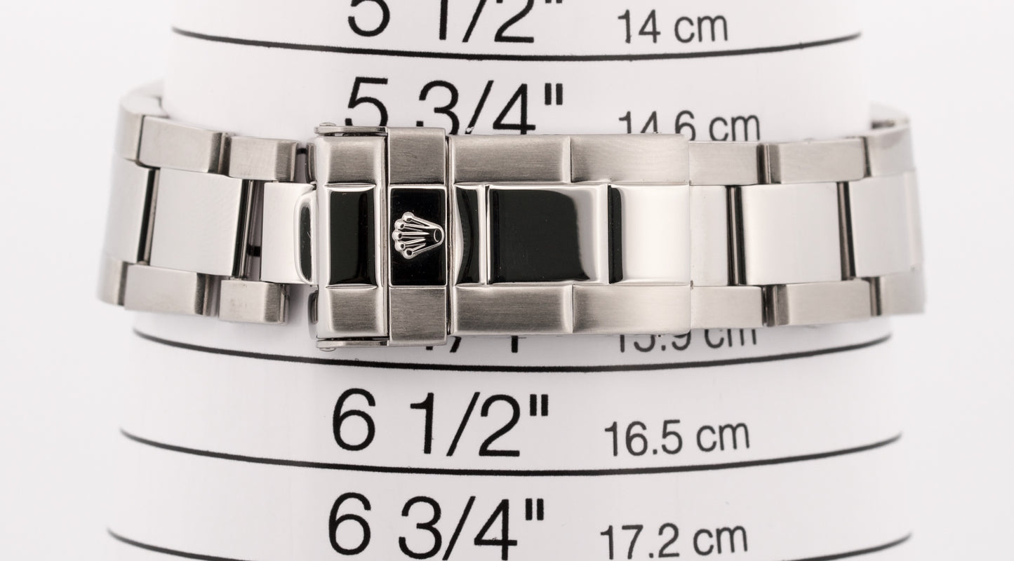 Rolex Yacht-Master Mid-Size PLATINUM Stainless Steel 35mm 168622 Date Watch