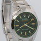 Rolex Milgauss 116400 GV Black Green Stainless Steel 40mm Oyster Automatic Watch