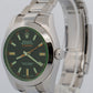 Rolex Milgauss 116400 GV Black Green Stainless Steel 40mm Oyster Automatic Watch