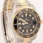 Rolex Submariner Date BLACK 41mm Ceramic Two-Tone 18K Gold Steel 126613 LN