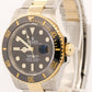 Rolex Submariner Date BLACK 41mm Ceramic Two-Tone 18K Gold Steel 126613 LN