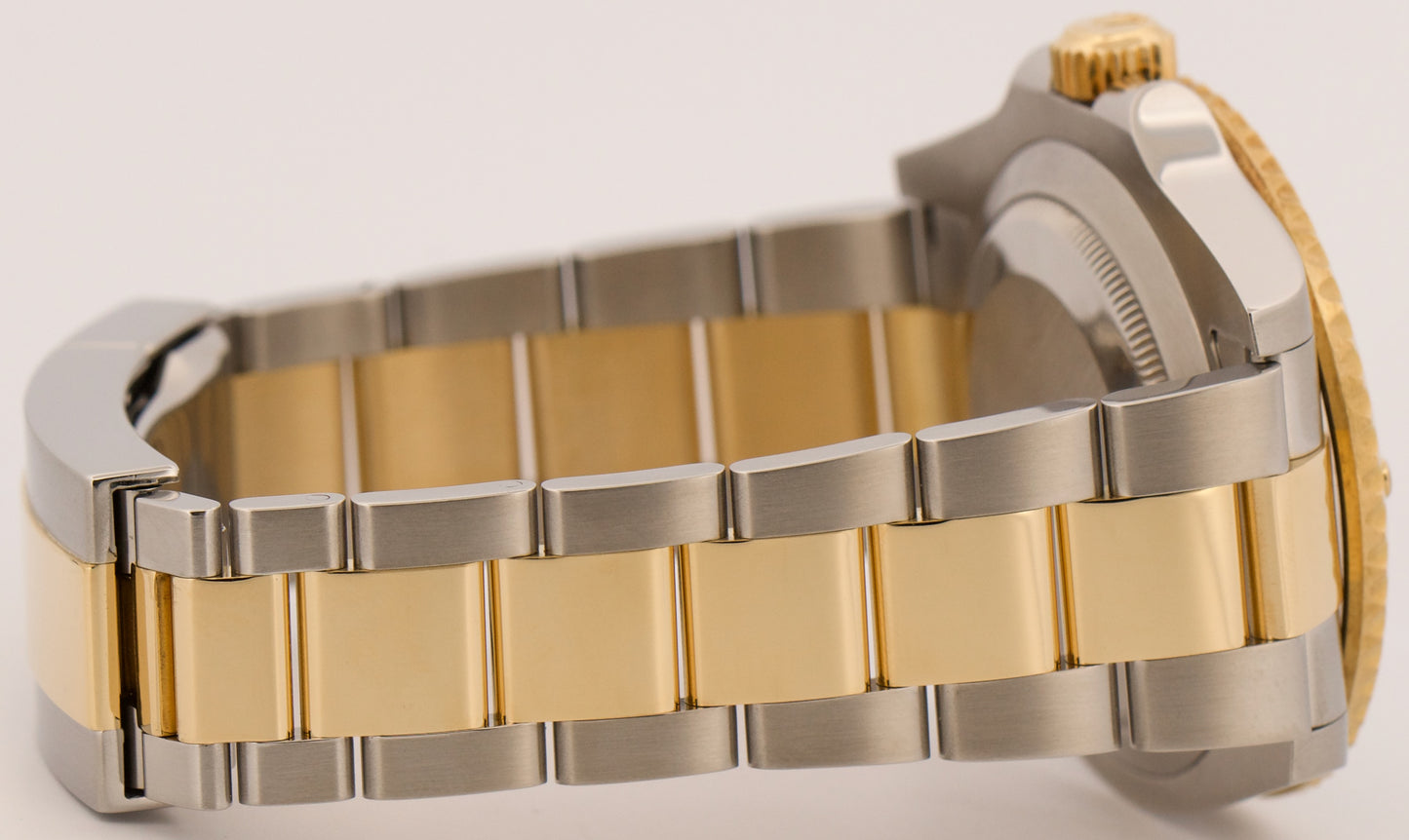 Rolex Submariner Date BLACK 41mm Ceramic Two-Tone 18K Gold Steel 126613 LN