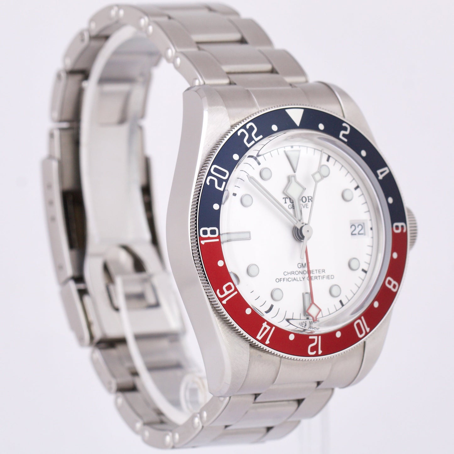 JAN 2024 PAPERS Tudor Black Bay 41 GMT 41mm PEPSI Steel Red Blue 79830 RB BOX