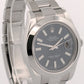 2016 PAPERS Rolex DateJust II 41mm BLUE Stainless Steel OYSTER 116300 Watch BOX