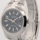 2016 PAPERS Rolex DateJust II 41mm BLUE Stainless Steel OYSTER 116300 Watch BOX