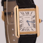 2020 PAPERS Cartier Lady Tank Solo 18K Gold SILVER Quartz 24mm 3168 W5200002 BOX