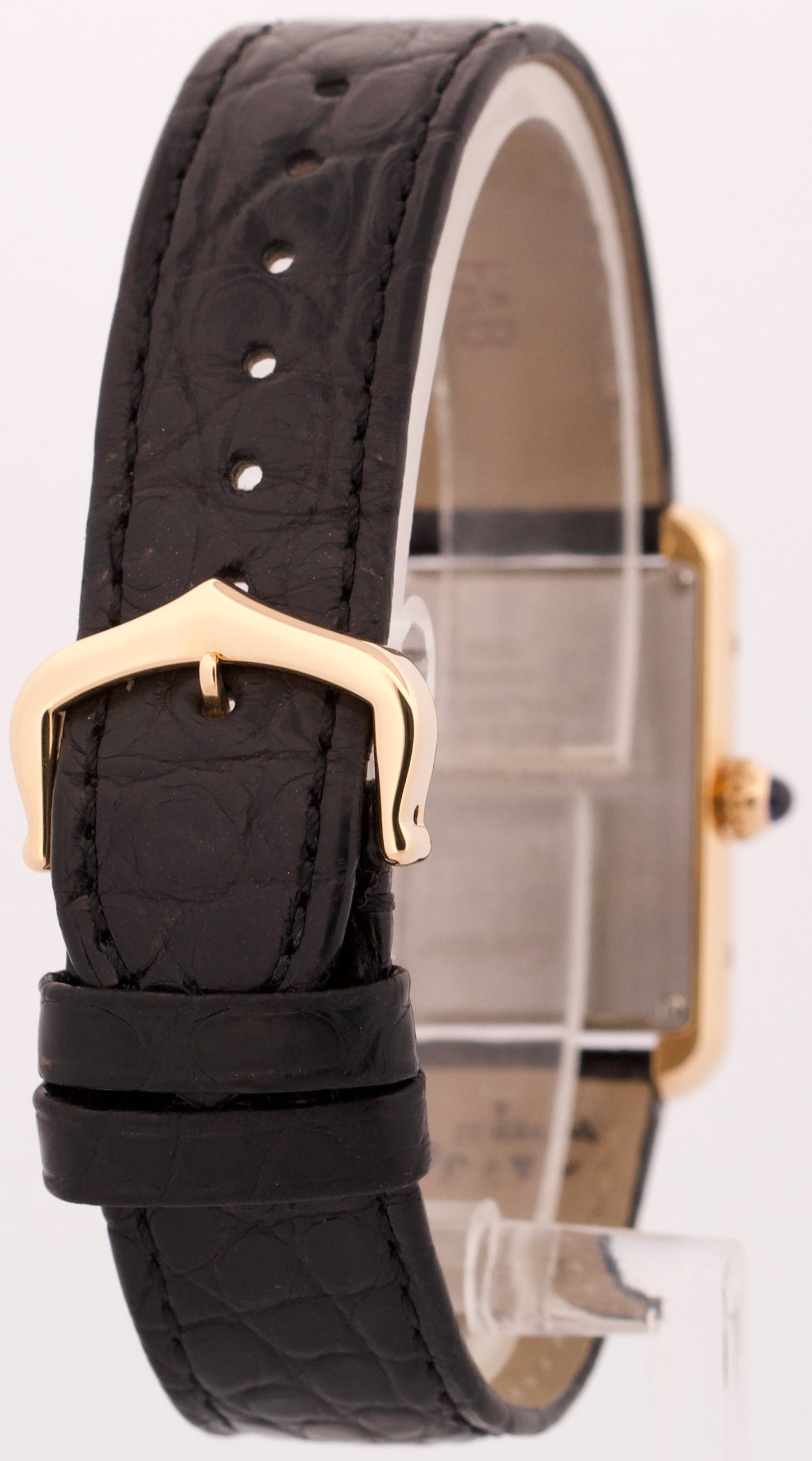 2020 PAPERS Cartier Lady Tank Solo 18K Gold SILVER Quartz 24mm 3168 W5200002 BOX