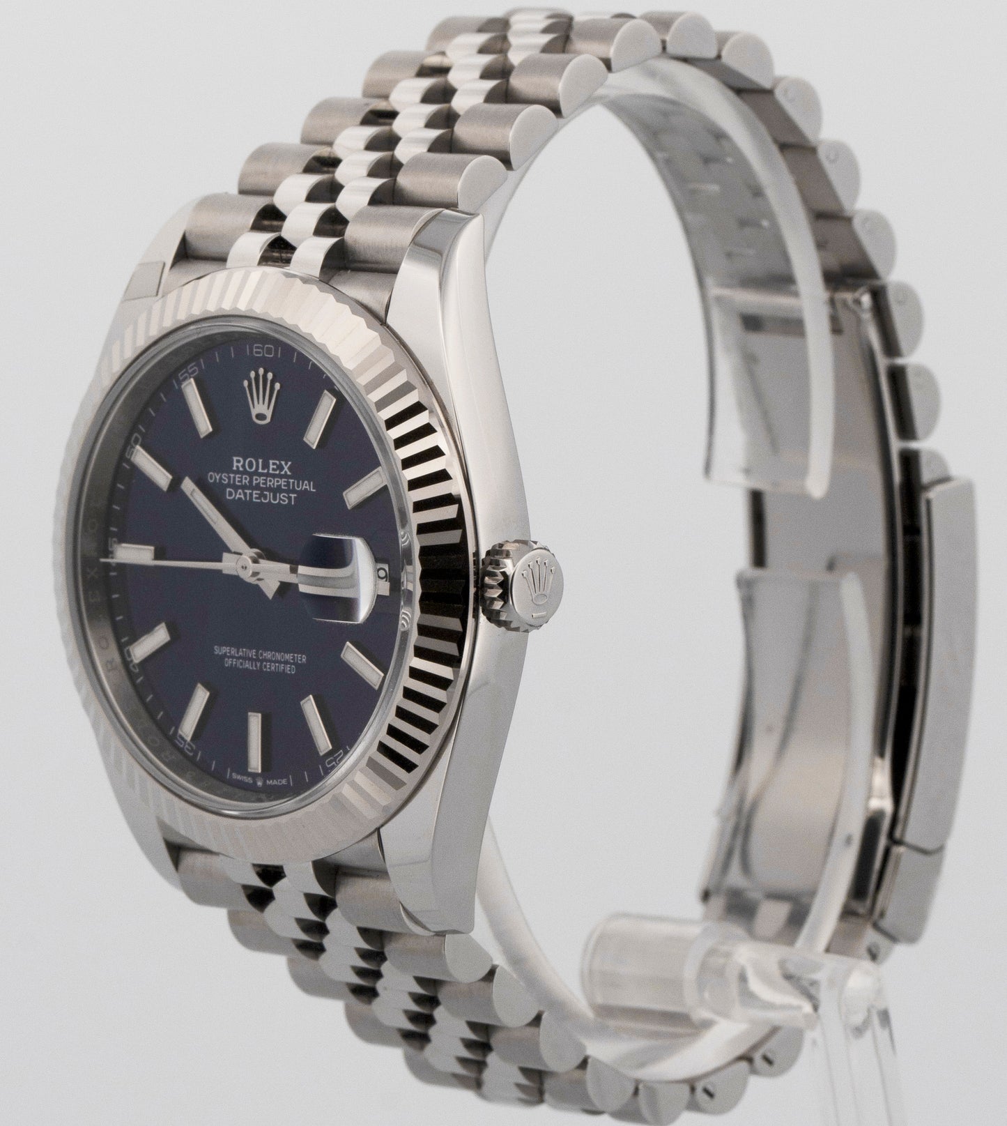 NEW 2026 PAPERS Rolex DateJust 41 BLUE 18K Gold Steel JUBILEE 41mm 126334 BOX