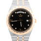 2026 PAPERS Tudor Royal 41mm Black DIAMOND Two-Tone Gold Day-Date 28603 BOX