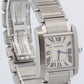 Ladies Cartier Tank Francaise 25mm IVORY Roman Quartz Steel WSTA0005 3751 BOX