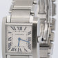 Ladies Cartier Tank Francaise 25mm IVORY Roman Quartz Steel WSTA0005 3751 BOX