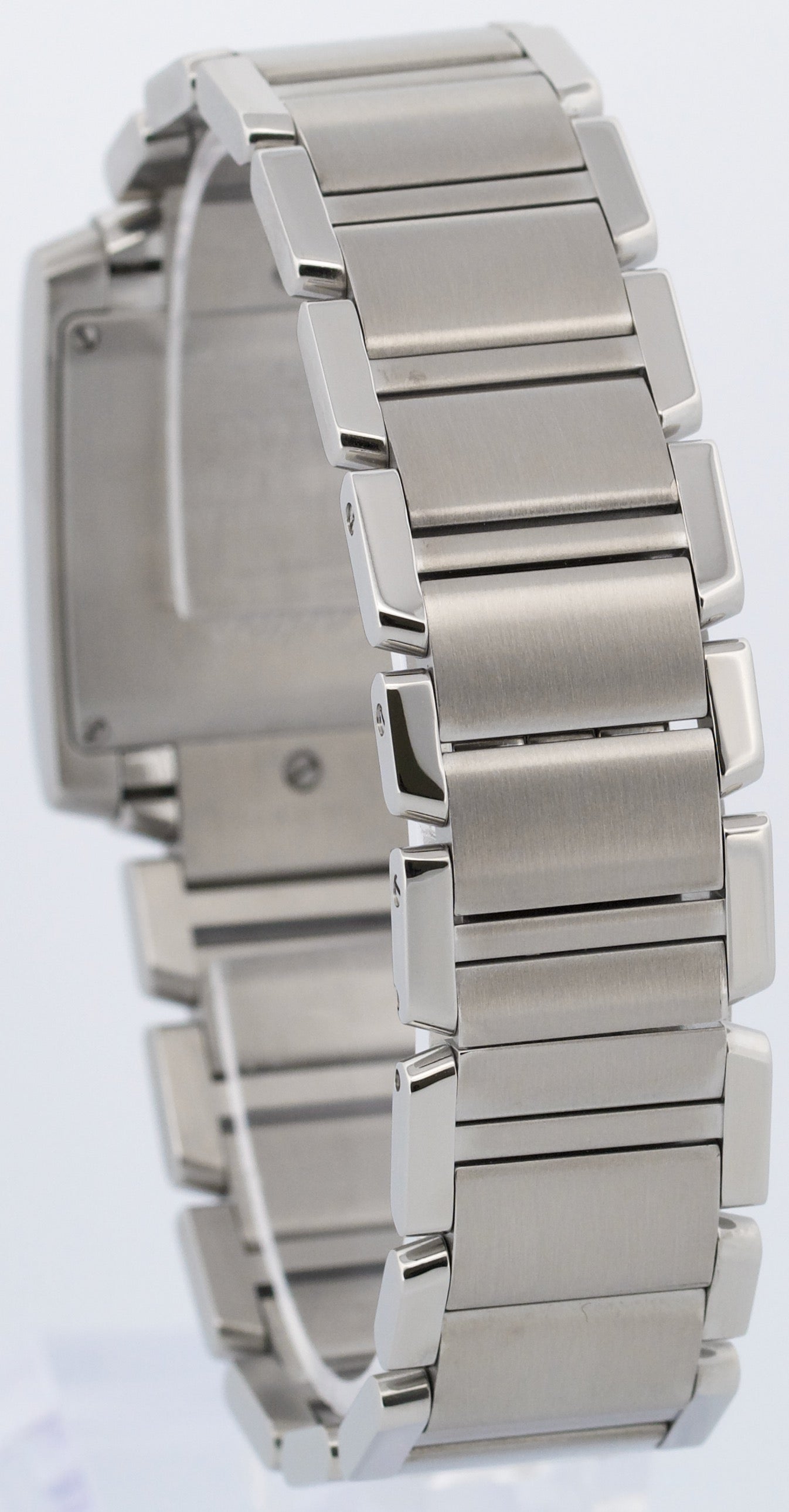 Ladies Cartier Tank Francaise 25mm IVORY Roman Quartz Steel WSTA0005 3751 BOX