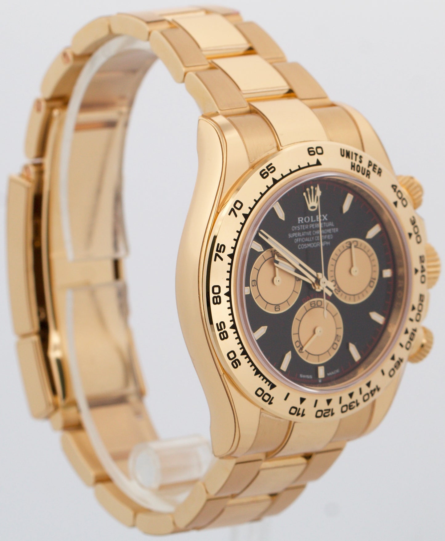 UNWORN 2025 PAPERS Rolex Daytona 40mm Black NEWMAN 18K Gold 126508 Watch BOX