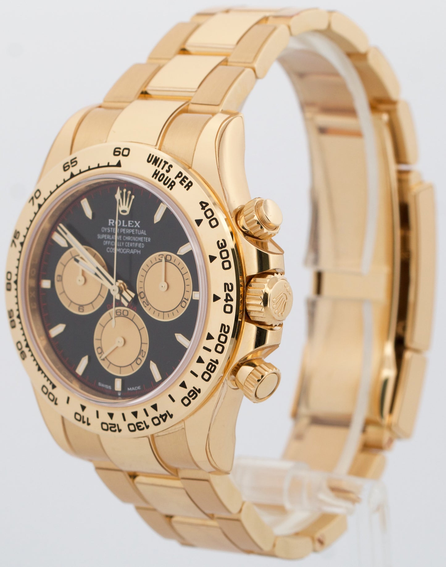 UNWORN 2025 PAPERS Rolex Daytona 40mm Black NEWMAN 18K Gold 126508 Watch BOX