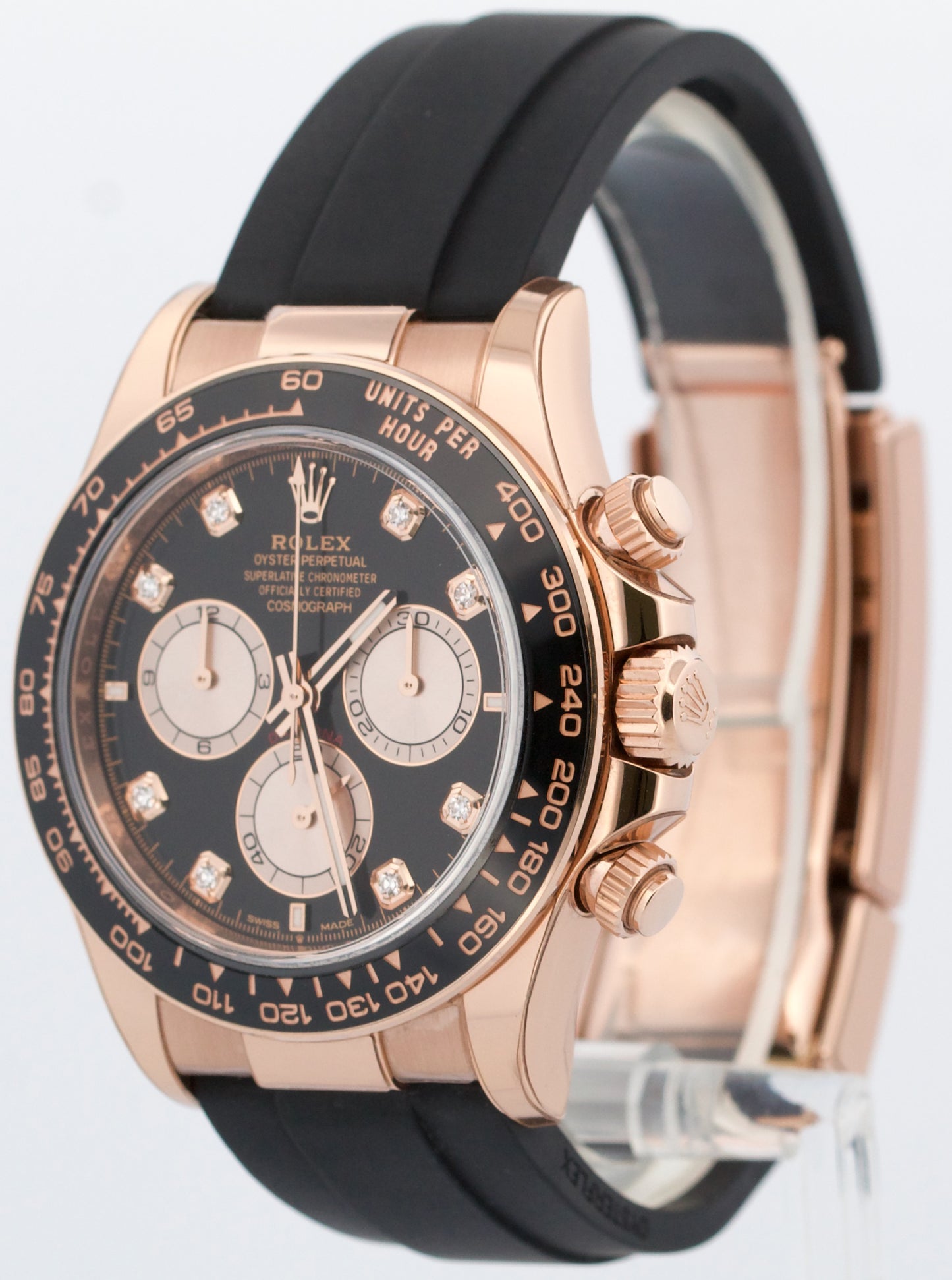 2024 PAPERS Rolex Daytona Cosmograph BLACK DIAMOND 18K Oysterflex 126515 BOX