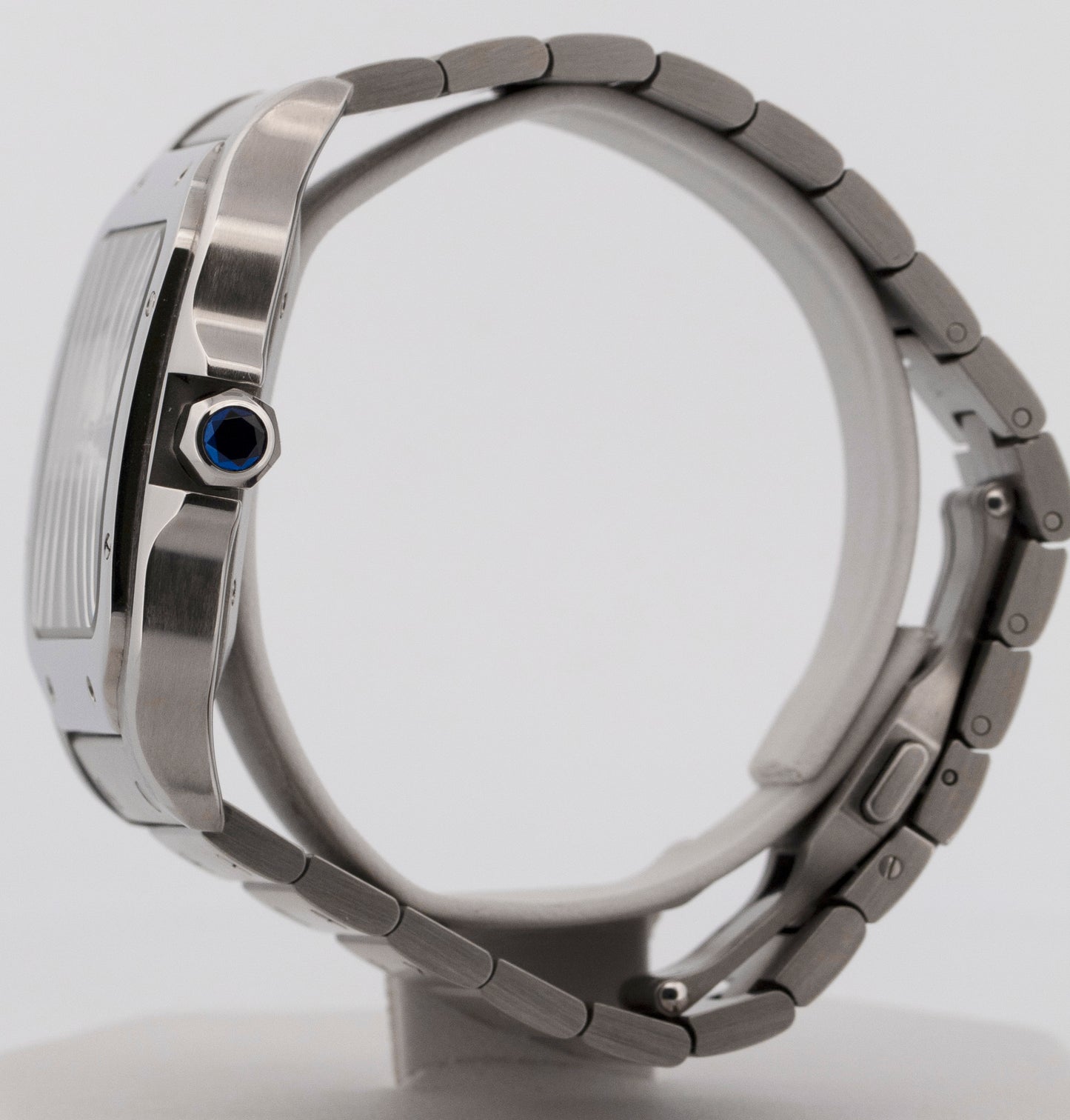 Cartier Santos WHITE ROMAN Stainless Steel 39.8mm Automatic 4072 WSSA0018 Watch