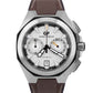 Girard Perregaux Chrono Hawk PAPERS Steel 44mm White Watch 49970 B+P