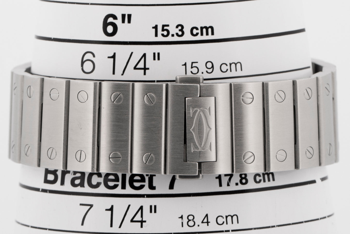 Cartier Santos WHITE ROMAN Stainless Steel 39.8mm Automatic 4072 WSSA0018 Watch