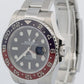 Rolex GMT-Master II PEPSI Blue Red OYSTER Stainless Ceramic 40mm 126710 BLRO BOX