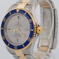 Rolex Submariner Date 40mm SERTI SLATE DIAMOND Two-Tone 18K Gold Steel 16613