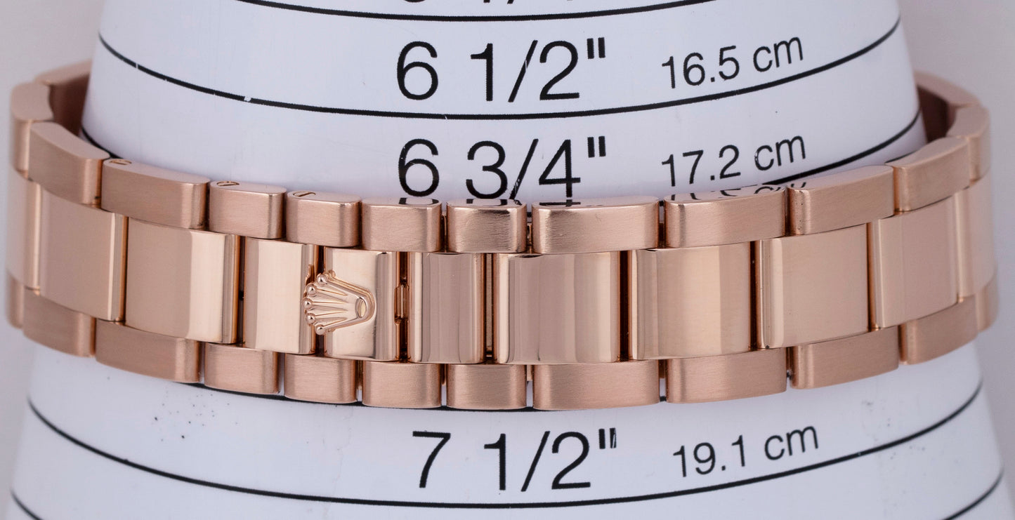 MINT Rolex Day-Date President DIAMOND CAROUSEL 36mm Rose Gold Watch 118395BR B+P