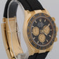 2025 Rolex Daytona 126518 LN Black Newman Oysterflex 18K Yellow Gold Box Papers