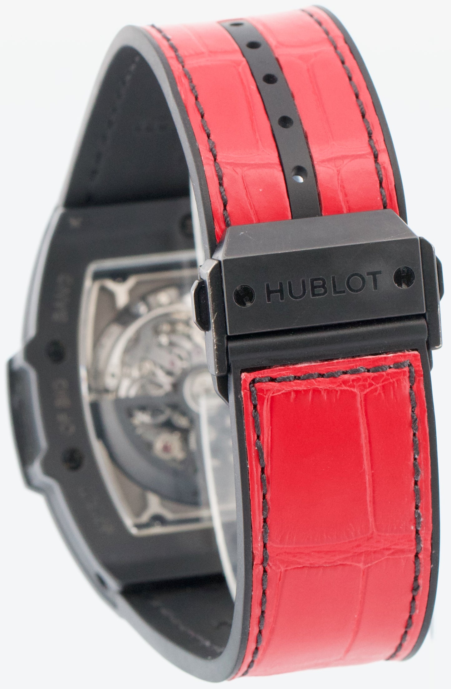 Hublot Spirit of Big Bang Ceramic Black Red SKELETON 45mm 601.CR.0130.LR BOX