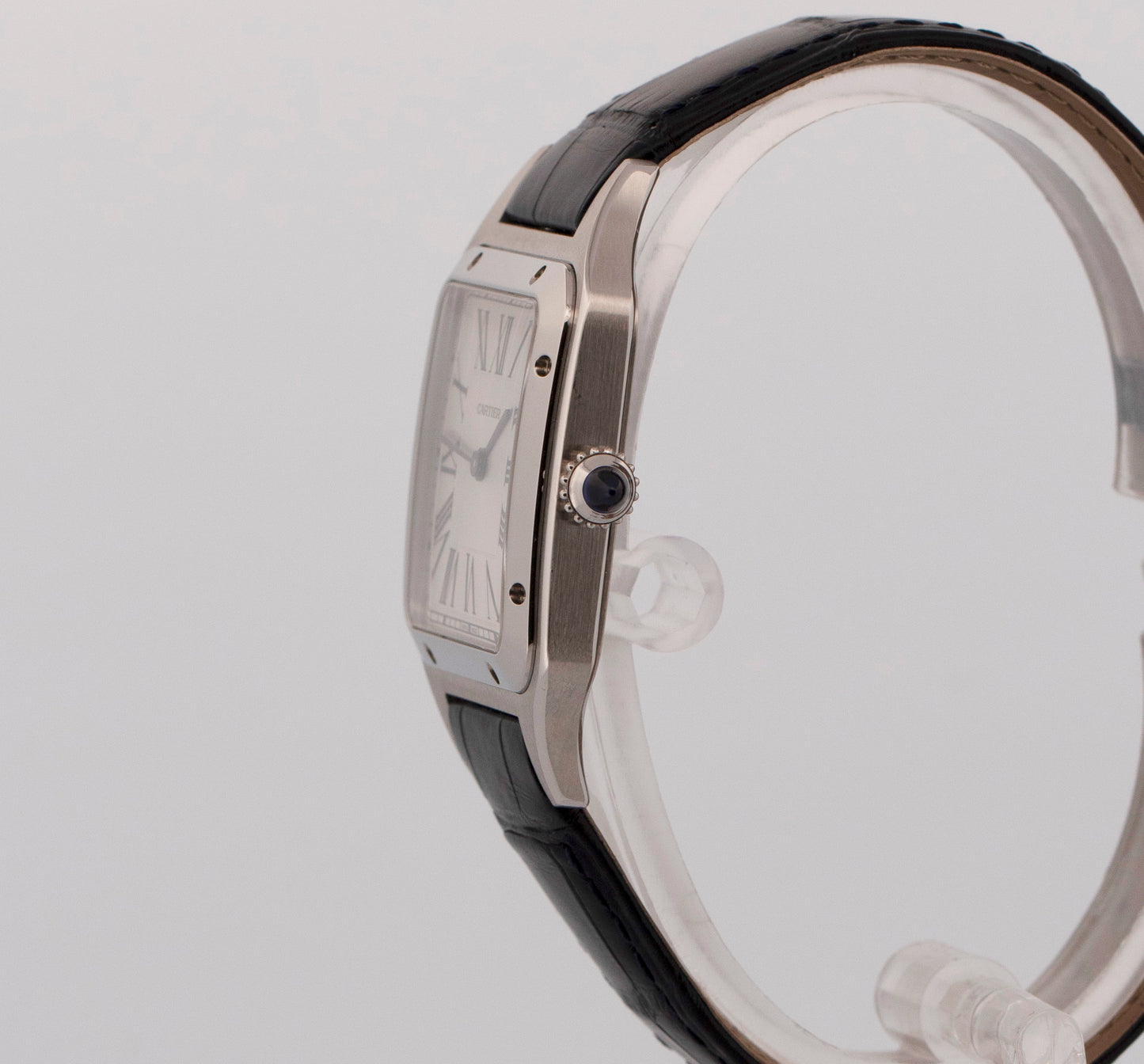 NEW 2026 PAPERS Cartier Santos-Dumont Silver Steel WSSA0085 4240 31.4mm BOX