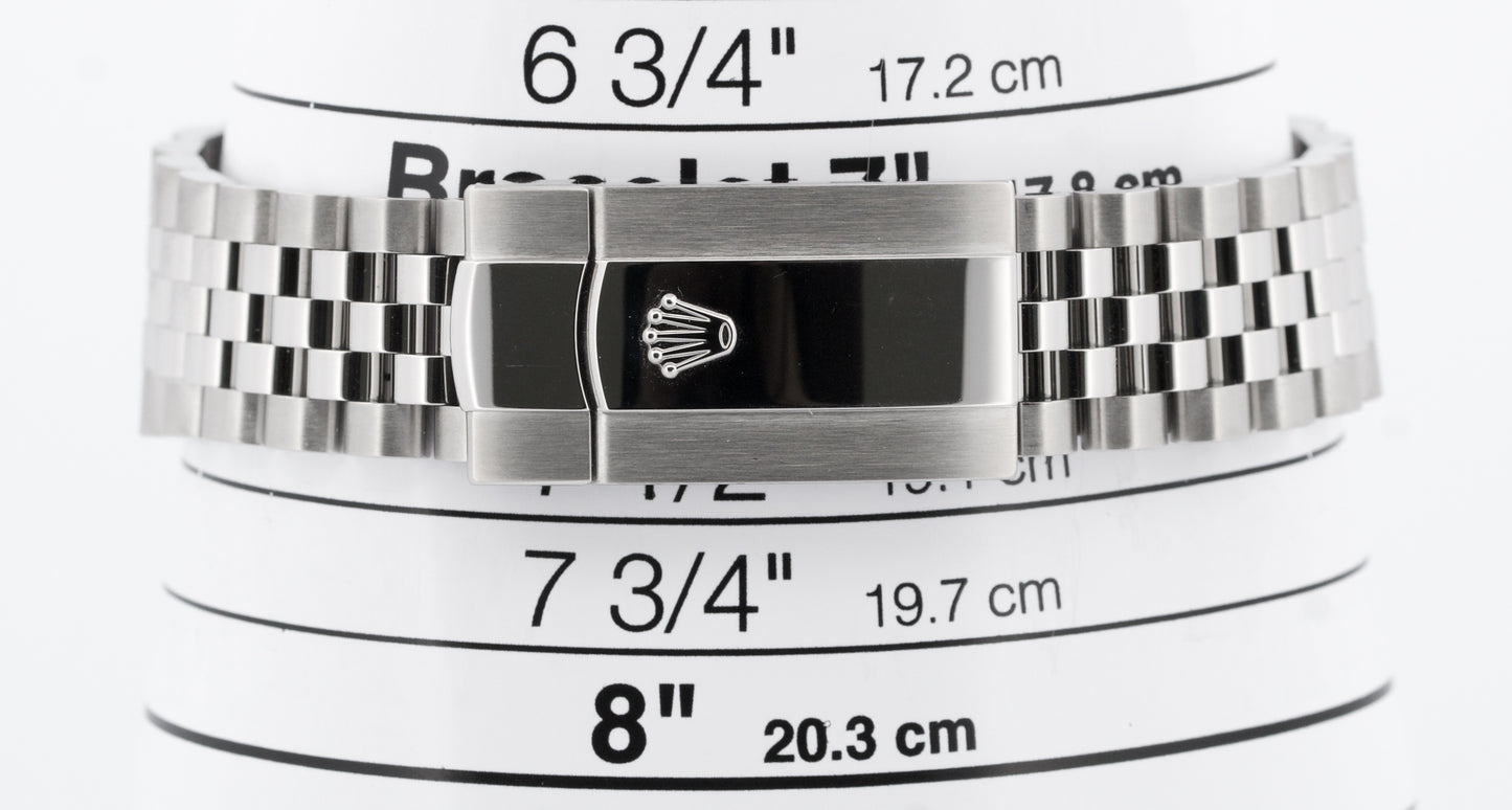 2021 PAPERS Rolex DateJust 41 WIMBLEDON 18K Gold 41mm JUBILEE 126334 Watch BOX