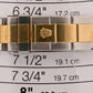 UNPOLISHED Rolex Submariner Date 40mm BLUE 18K Yellow Gold NO-HOLES Steel 16613