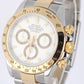 2005 PAPERS Rolex Daytona Cosmograph Two-Tone Gold White 40mm 116523 Watch BOX