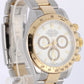 2005 PAPERS Rolex Daytona Cosmograph Two-Tone Gold White 40mm 116523 Watch BOX